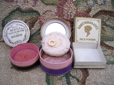 electric vintage powder boxes|vintage face powder container.